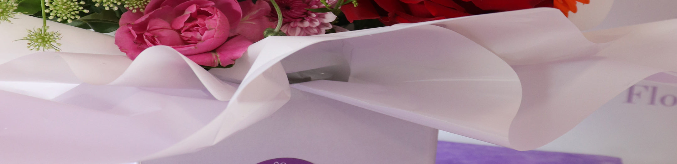 Flowers in a box arrangement