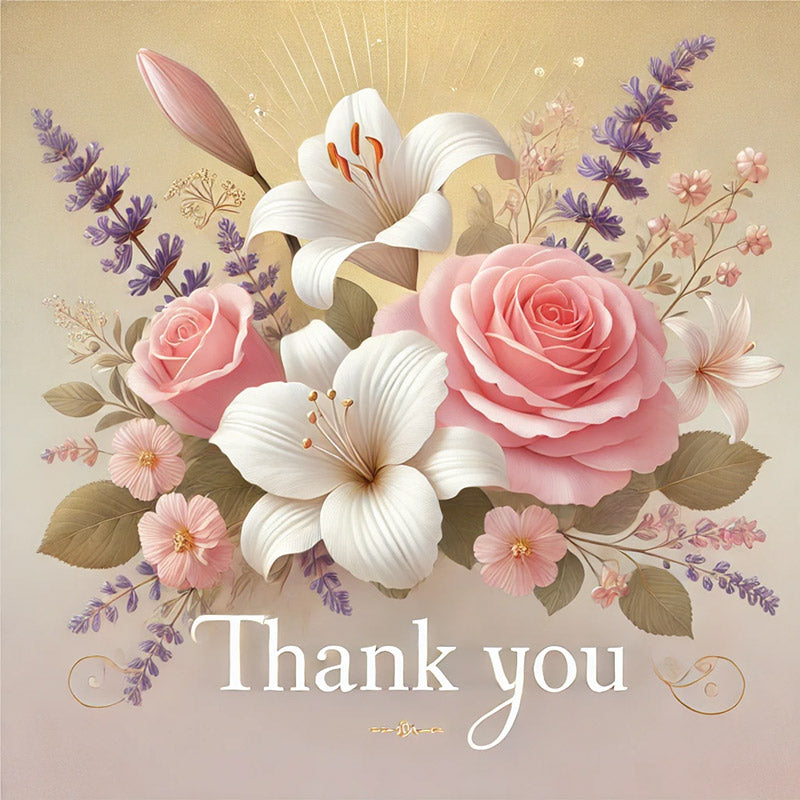 Thank You card for flowers