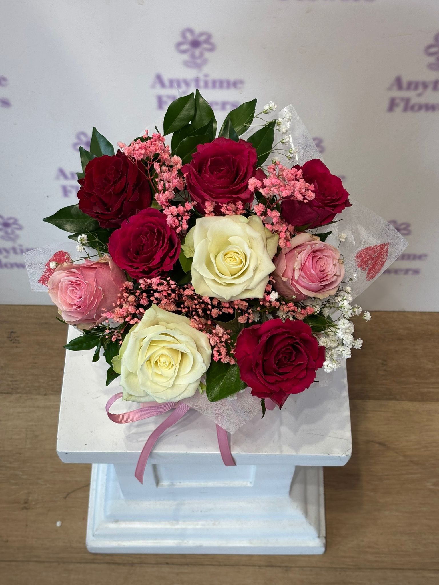 Love in Bloom Mixed Roses Box