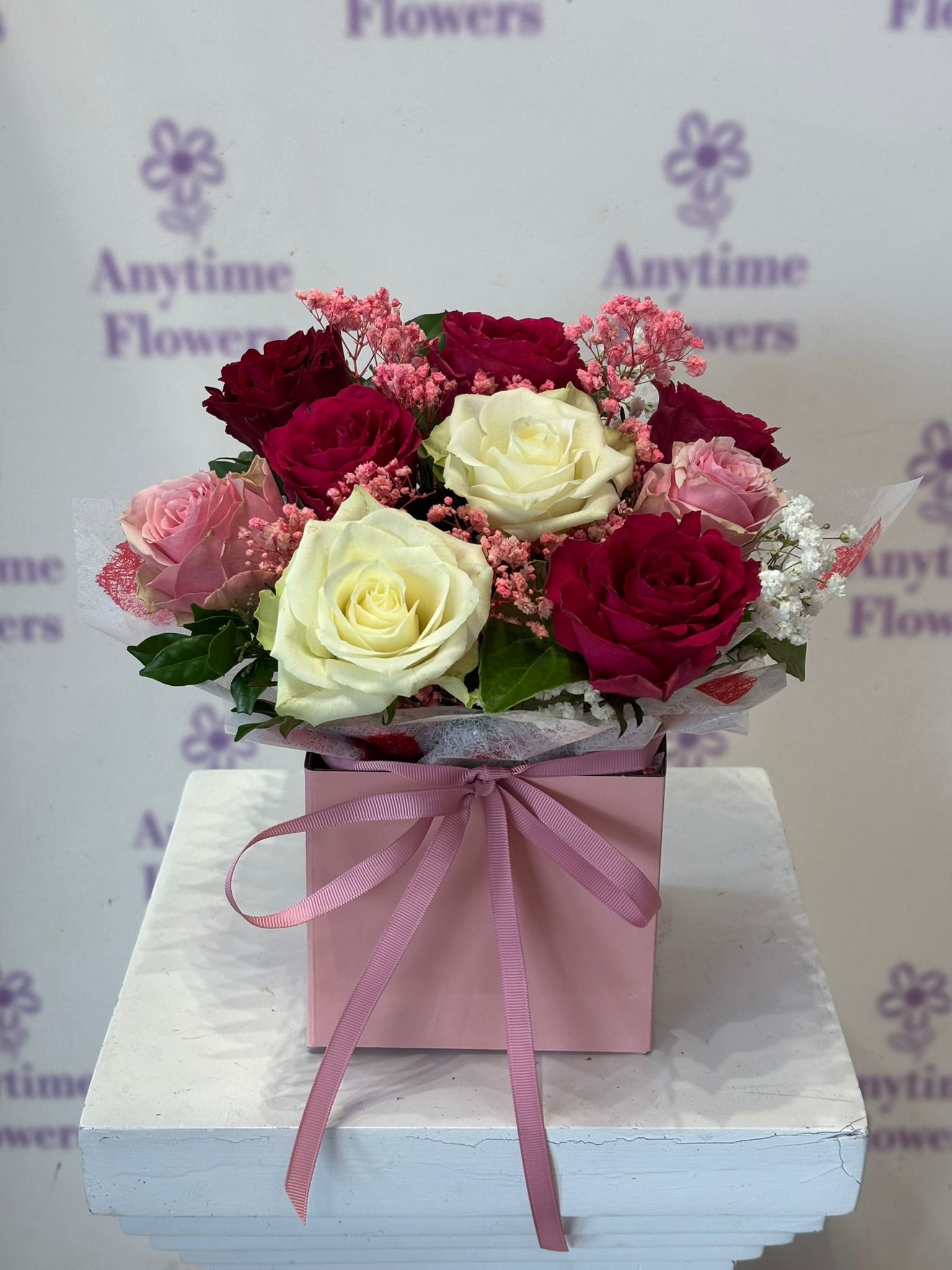 Love in Bloom Mixed Roses Box