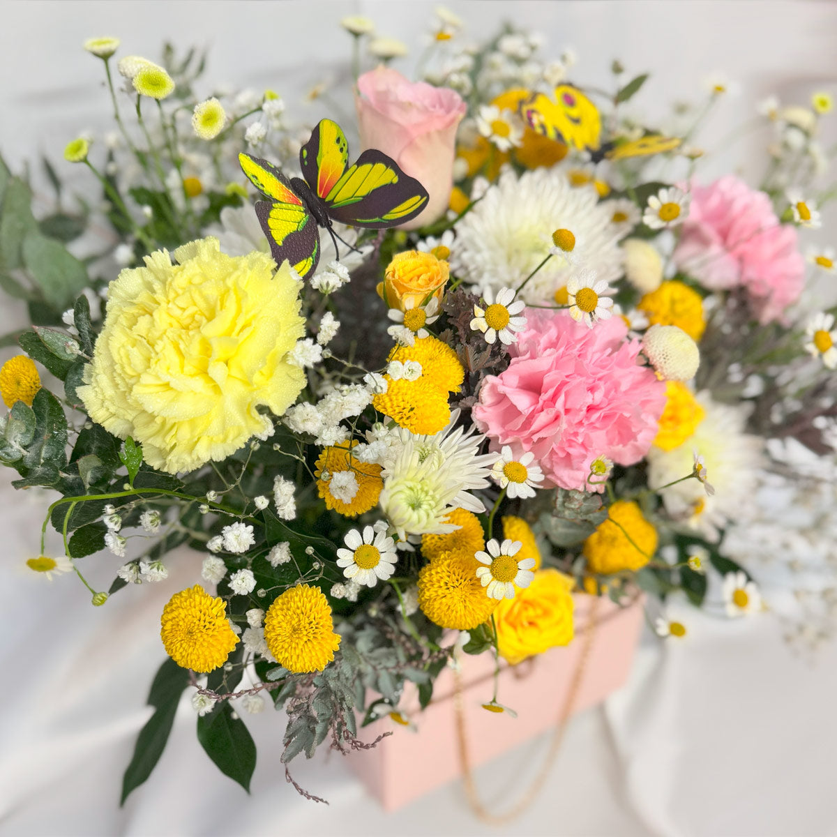 Butterfly with flowers