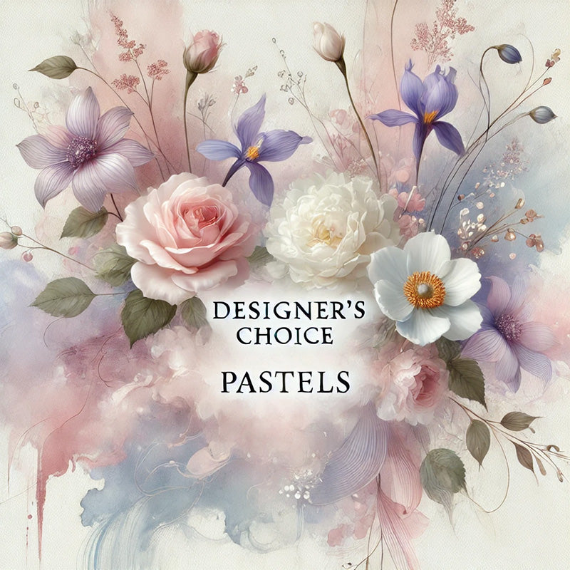 Pastel flowers