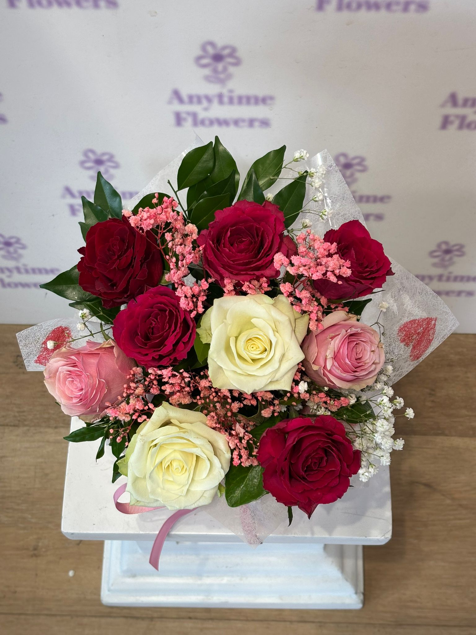 Love in Bloom Mixed Roses Box