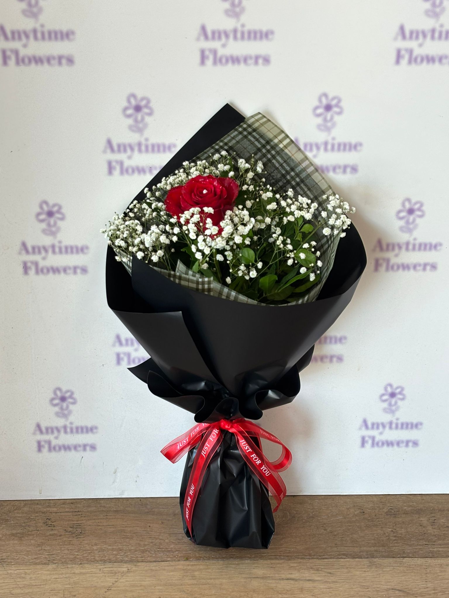 Elegant 60cm Rose Single Wrap